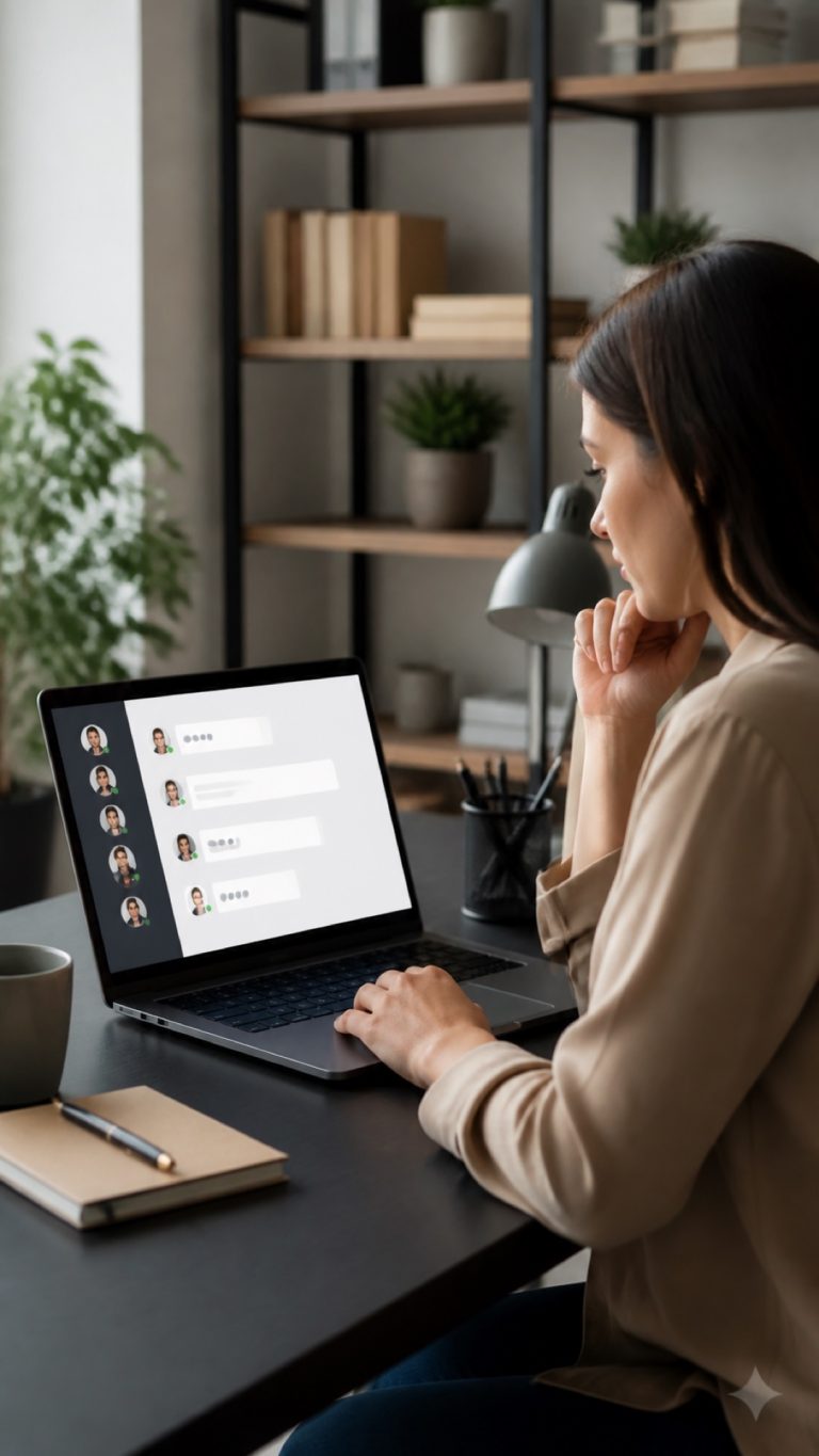 Consulenza in chat con più clienti