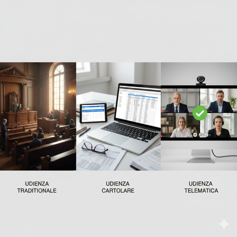Come gestiamo i vari tipi di udienze.