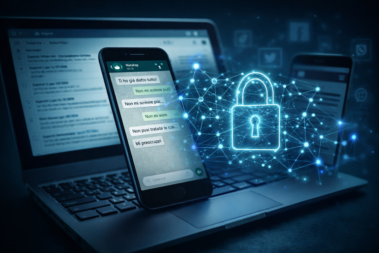 Prove digitali nelle separazioni: cosa vale davvero in tribunale.