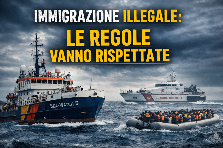 Sea Watch fermata e regole ignorate: il punto sull’immigrazione irregolare.