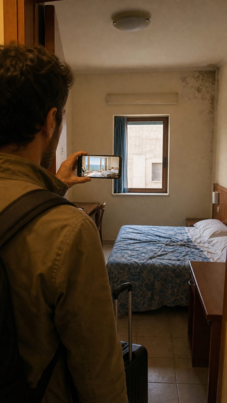Camera d'hotel diversa dalle foto: puoi non pagare?