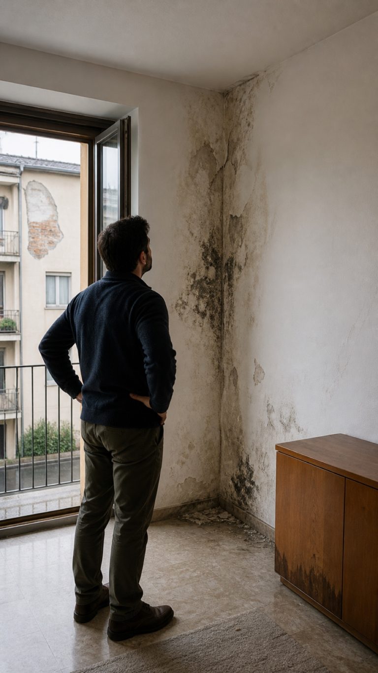 Infiltrazioni in affitto: chi deve intervenire?