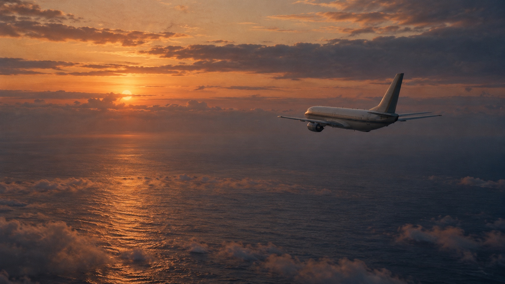 dc9 tirreno tramonto