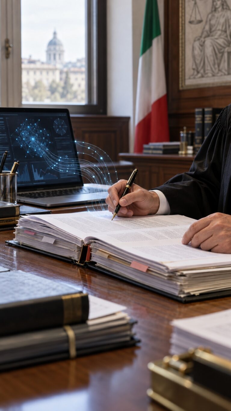 IA nel fascicolo giudiziario: cosa cambia per te