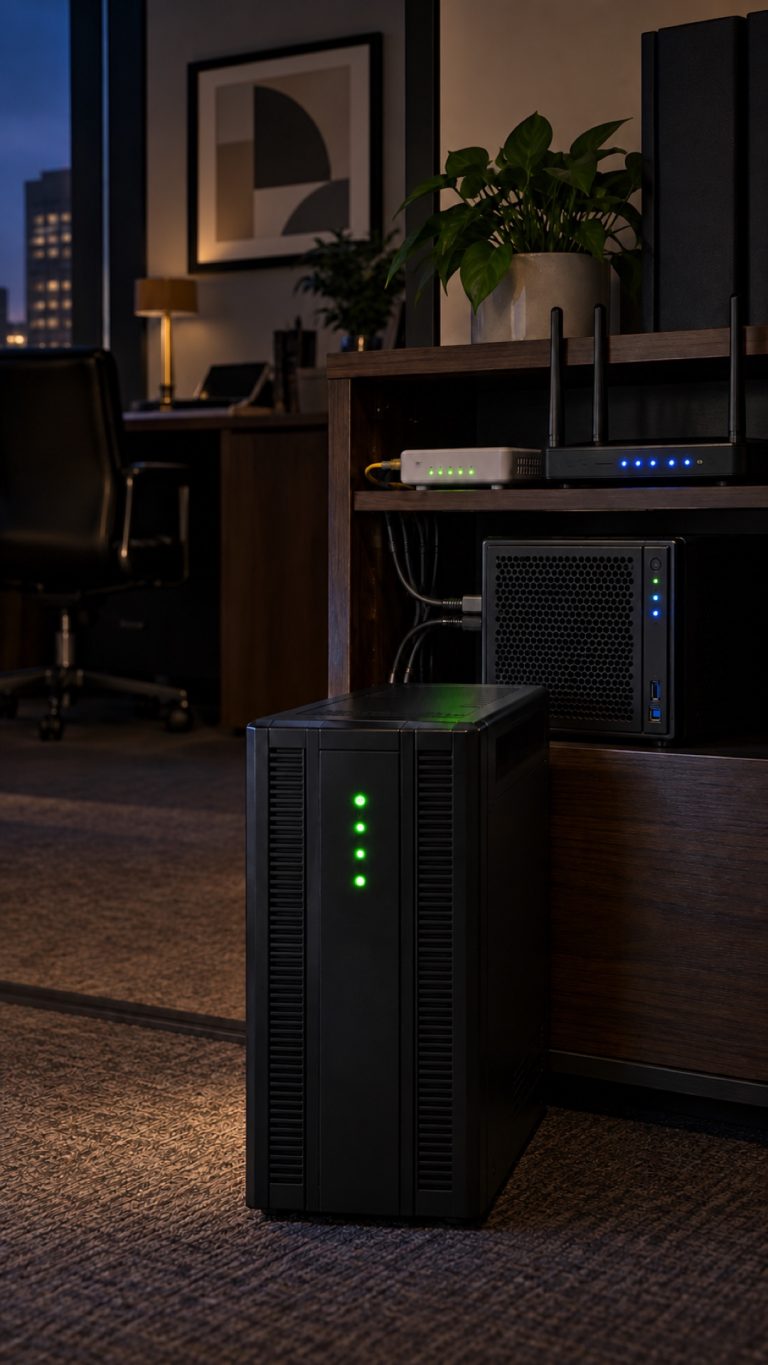Rete e server sotto UPS: lo studio migliora