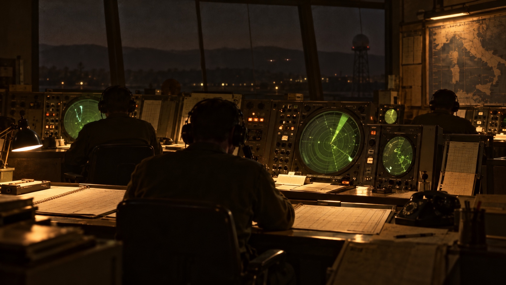 sala radar 1980